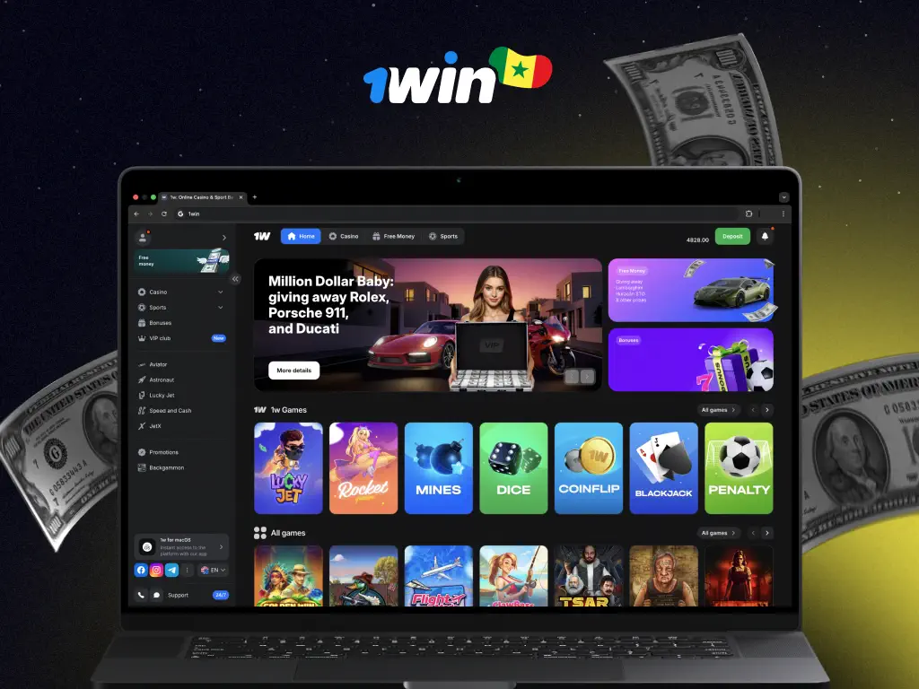 1Win Sénégal : Bonus de Bienvenue et Casino en Ligne